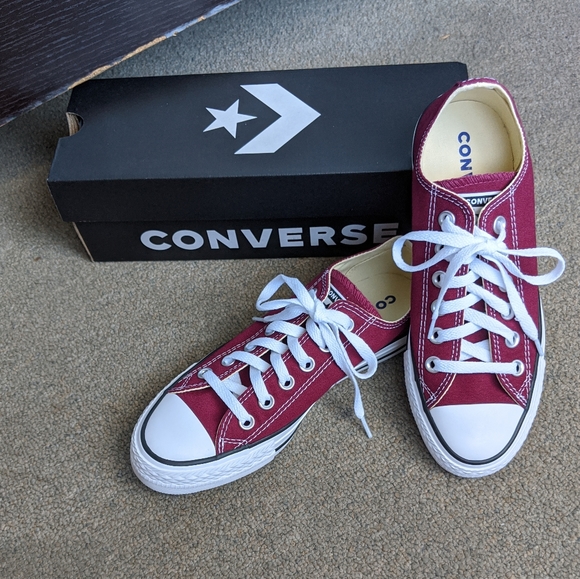 converse all star ox maroon
